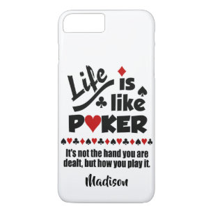 Capa de telefone de nome personalizado Life Like P