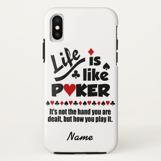 Capa de telefone de nome personalizado Life Like P (Verso)