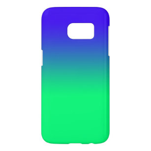 Capa de telefone de Ombro Azul a Verde