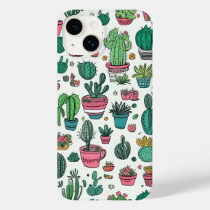 Capa de telefone de Padrões Suculentos do Cactus