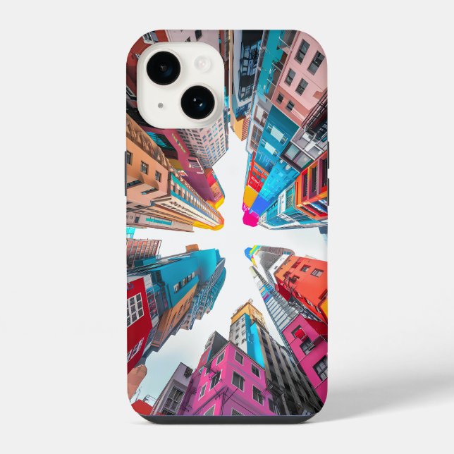 Capa de telefone de paisagem digital moderna e vib (Verso)