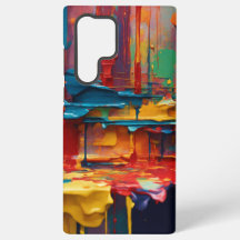 Capa de telefone de pintura abstrato moderna