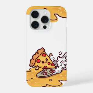 Capa de telefone de pizza Kawaii fofa, comida engr