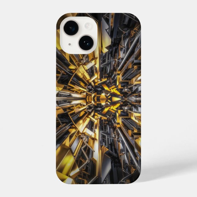Capa de telefone de proteção do iPhone preto e Dou (Verso)