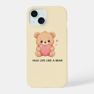 CAPA DE TELEFONE DE URSO FOFO