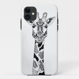 Capa de telefone do girafa dos retalhos