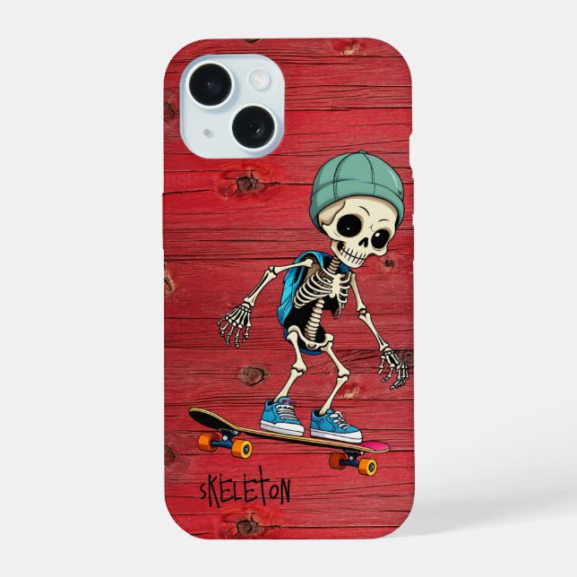 Capa de telefone do iPhone personalizável Rustic (Verso)