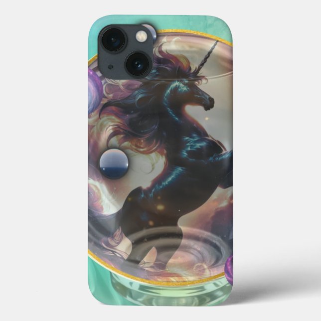 Capa de telefone do Unicorn Bubble (Verso)
