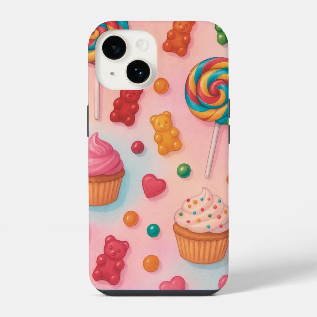 Capa de telefone doce de terra doce - Pastel Candy (Verso)