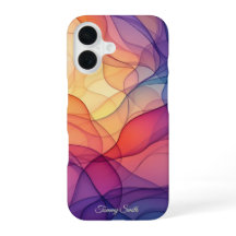 Capa de telefone Elegante de Fluxo de Abstrato - S