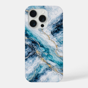 Capa de telefone em mármore azul ártico com redemo