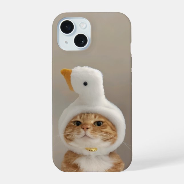 Capa de telefone Engraçada de Gato - Ajustado fina (Verso)