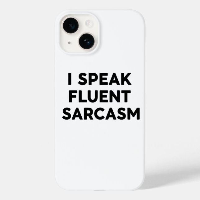 : Capa de telefone Engraçada - Falo Sarcasmo Fluen (Verso)