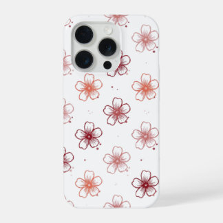 capa de telefone floral