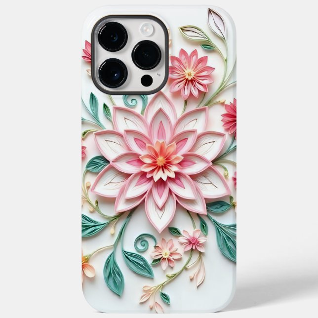 capa de telefone floral (Verso)