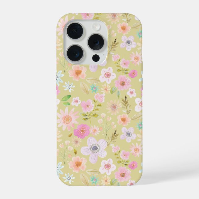 Capa de telefone floral Boho (Verso)