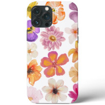 Capa de telefone Floral de Aquarela