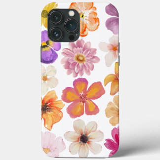 Capa de telefone Floral de Aquarela