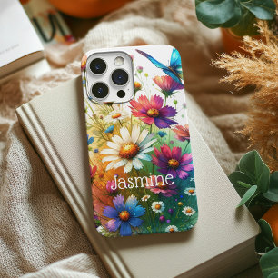 Capa de telefone Floral e Borboleta Personalizada