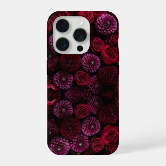 Capa de telefone floral em burgundy Moood Luxe 3D