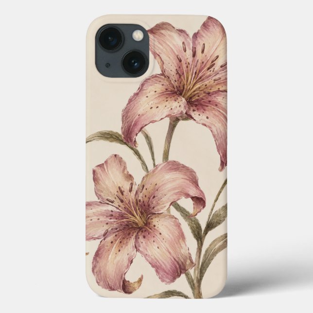 Capa de Telefone Floral Moderna (Verso)
