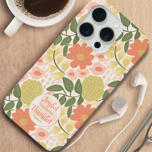 Capa de Telefone Floral - Momentos Alegres Coração