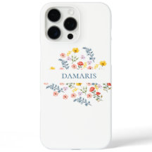 Capa de telefone Floral Personalizada Elegante