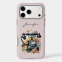 Capa de telefone floral retrô para iPhone / iPad