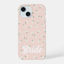 Capa de telefone floral rosa personalizada para no