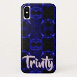 Capa de telefone geométrica de células azuis de be