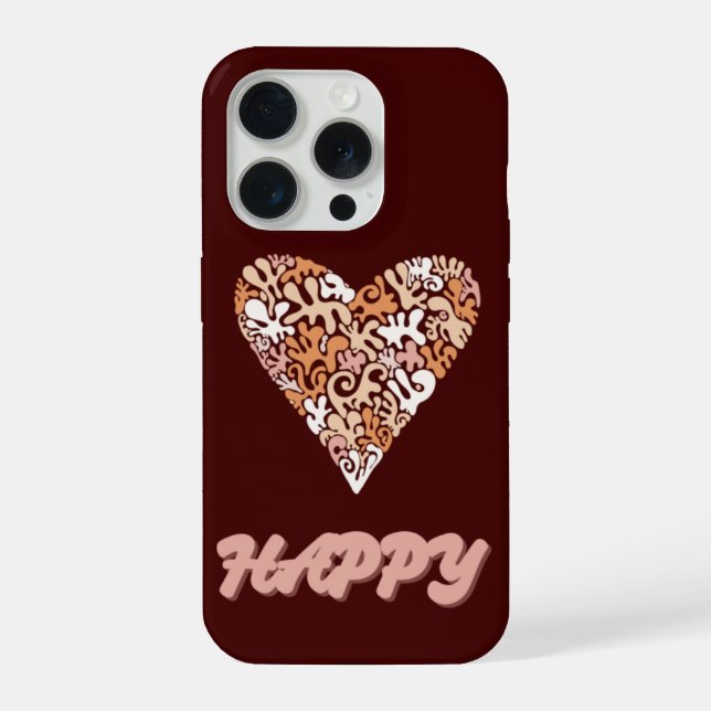 Capa de telefone HAPPY (Verso)