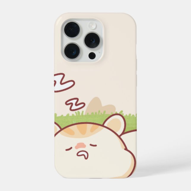 Capa de telefone Iphone 15 Pro com um design fofo. (Verso)