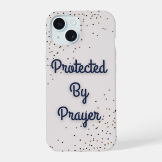 Capa de telefone IPhone 15 "Protegido pela oração"