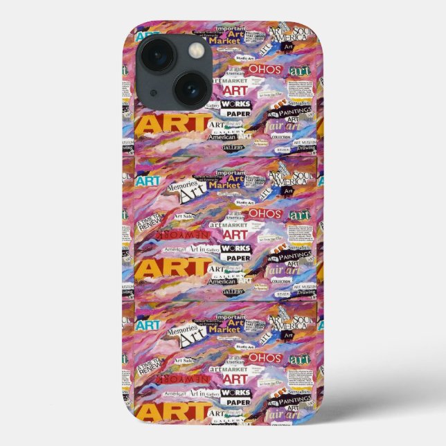 Capa de telefone iPhone Art Market (Verso)