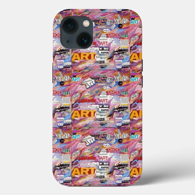 Capa de telefone iPhone Art Market (Verso)
