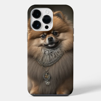 Capa de telefone Iphone - cachorro da raça Pomerân