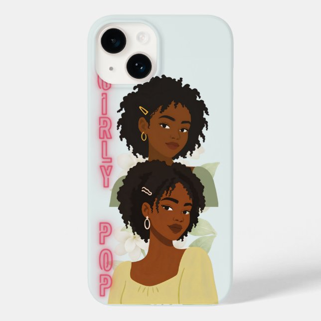 Capa de telefone Irmãs Girly Pop (Verso)