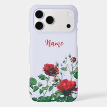 Capa de telefone Jardim de Rosas Nome Personalizad