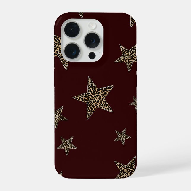 Capa de Telefone Leopard Star (Verso)