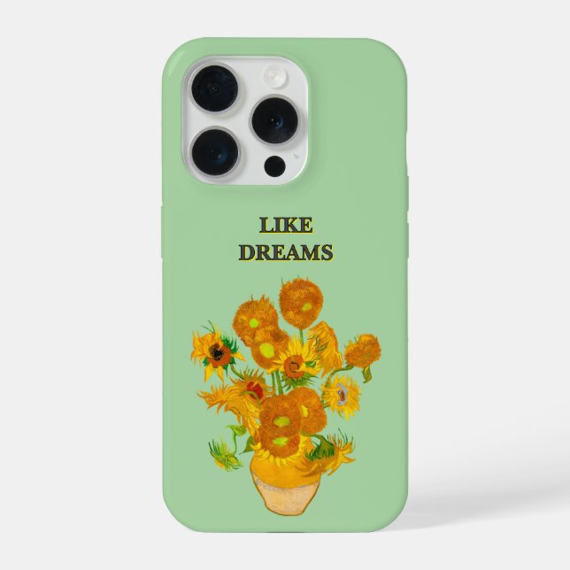 Capa de telefone Like Dreams Van Gogh Sunflower (Verso)