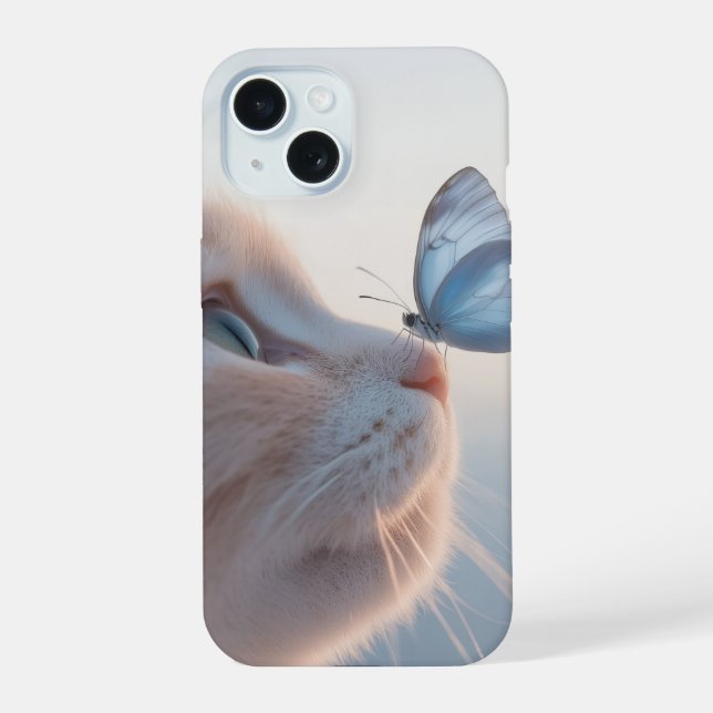 Capa de telefone Limpa - Gato Cugado com Design de (Verso)