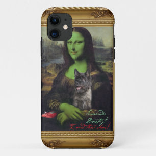Capa de telefone má da bruxa de Mona Lisa