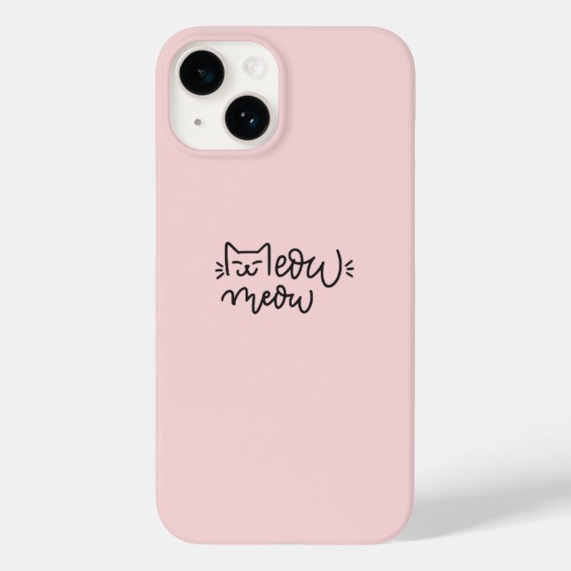 Capa de telefone Meow (Verso)