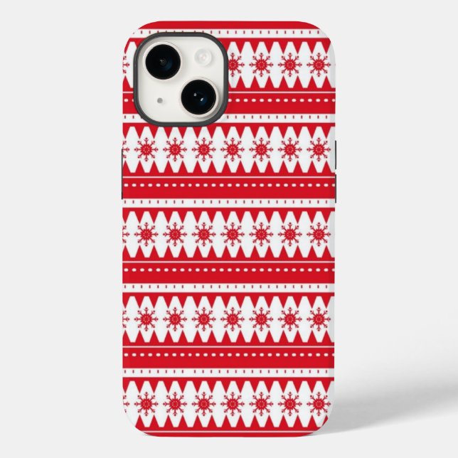 Capa de telefone Mini Snowflakes (Verso)