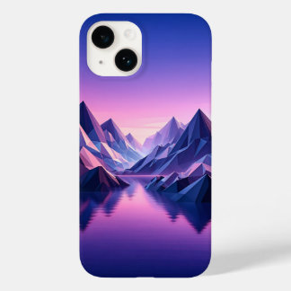 Capa de Telefone Montanha Low Poly Moderna - Geomé