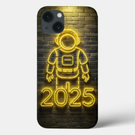 capa de telefone neon astronauta de 2025