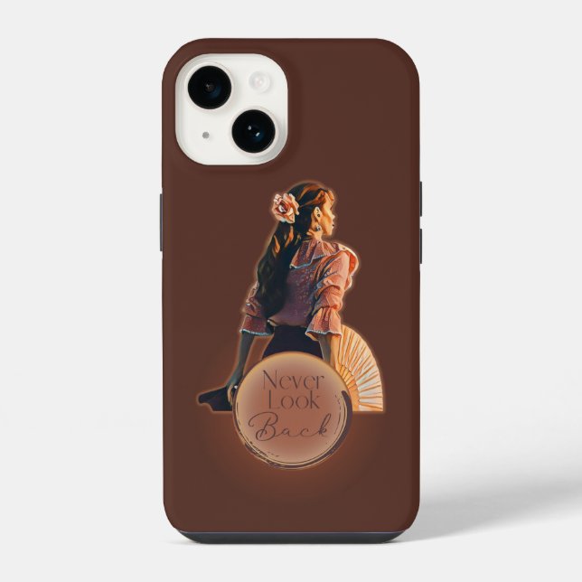 Capa de telefone Nunca Olhe para Trás (Verso)