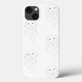 Capa de telefone para amante de golden retriever