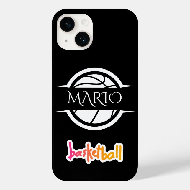 Capa de telefone personalizada com design de basqu (Verso)