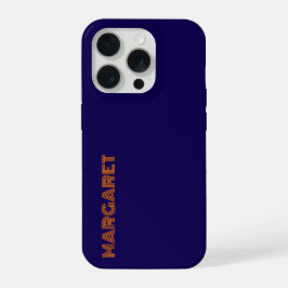 Capa de telefone personalizada com nome moderno em